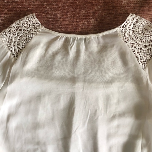 COUNTERPARTS Cream Women”s Top Sz M - Picture 4 of 9